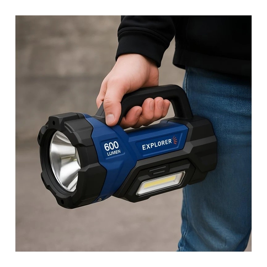 Viking - zatemnjevalna polnilna LED svetilka LED/5V IPX4 1000 lm 8000 mAh