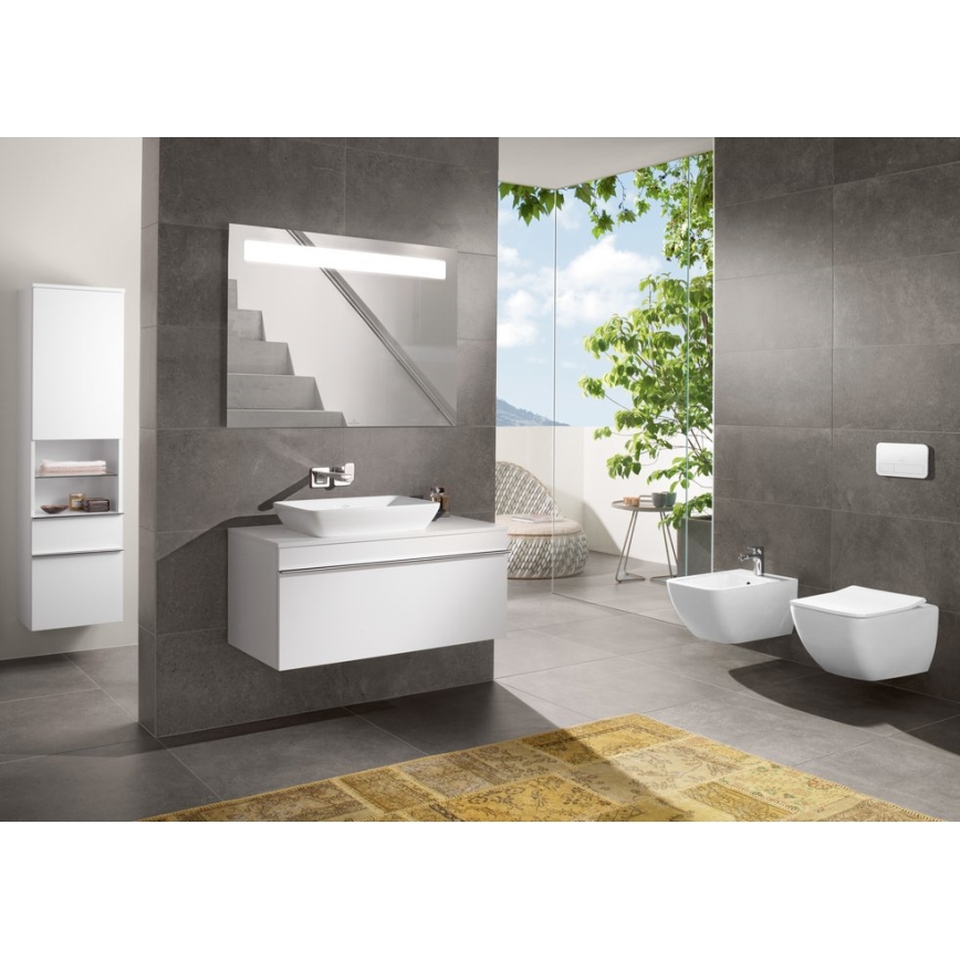 Villeroy & Boch 411355R1 - Pultni umivalnik VENTICELLO 55,5x36 cm keramika/bela