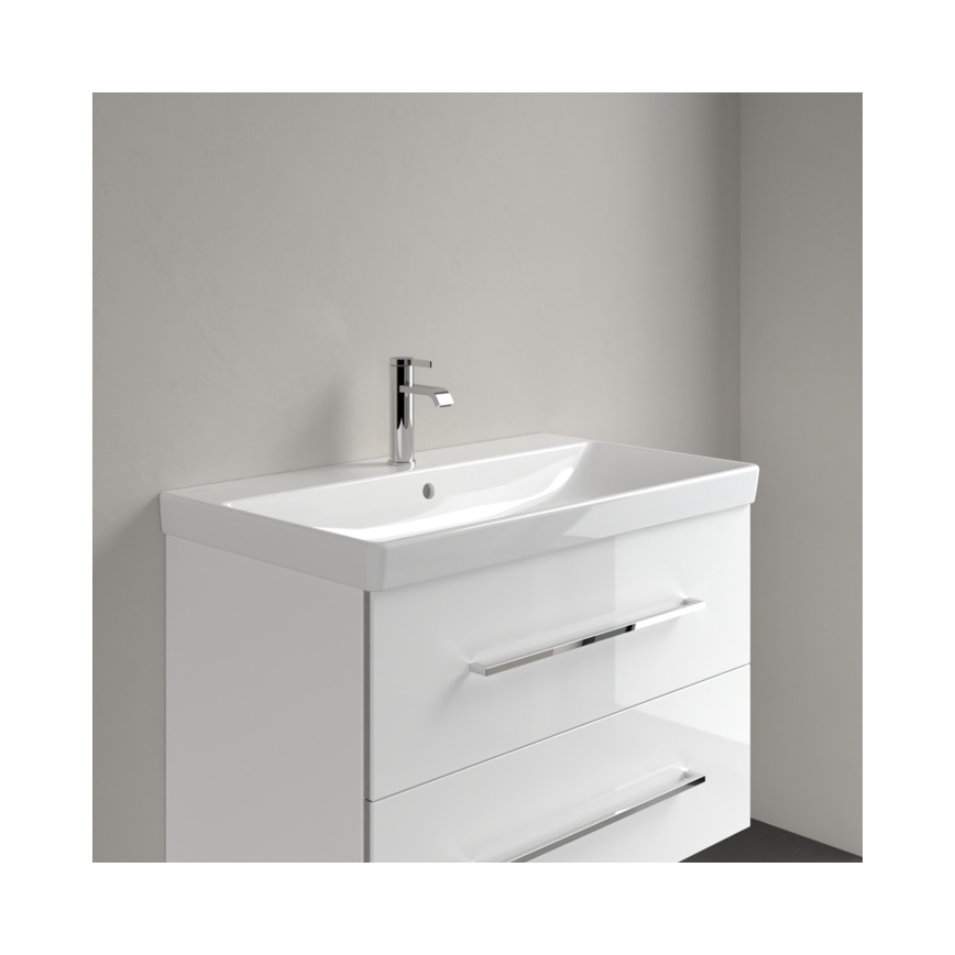 Villeroy & Boch 41568001 - Stenski umivalnik AVENTO 80x47 cm keramika/bela