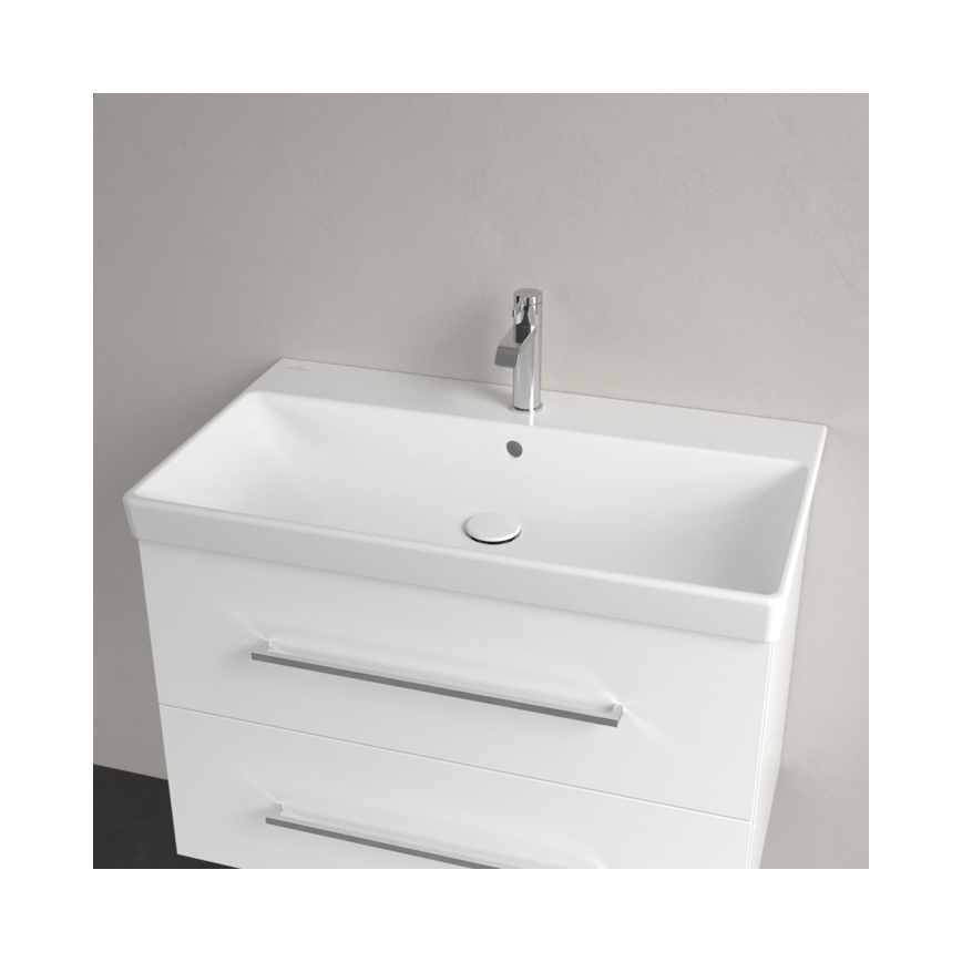 Villeroy & Boch 41568001 - Stenski umivalnik AVENTO 80x47 cm keramika/bela