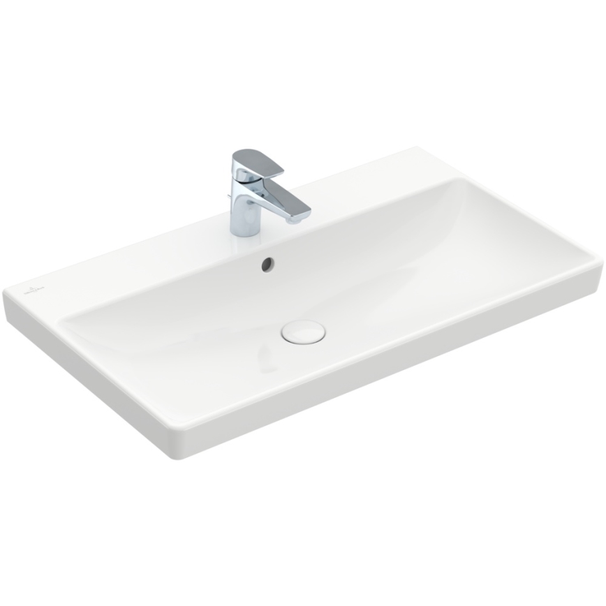 Villeroy & Boch 41568001 - Stenski umivalnik AVENTO 80x47 cm keramika/bela