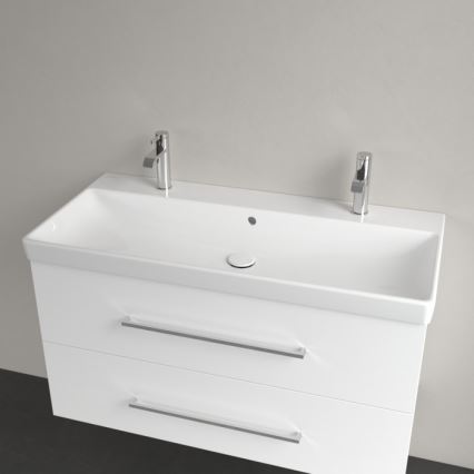 Villeroy & Boch 4156A401 - Viseči umivalnik AVENTO 100x47 cm keramika/bela