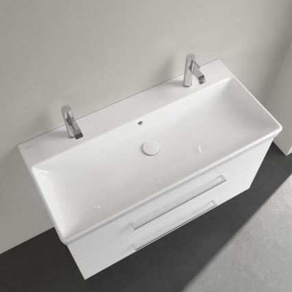 Villeroy & Boch 4156A401 - Viseči umivalnik AVENTO 100x47 cm keramika/bela