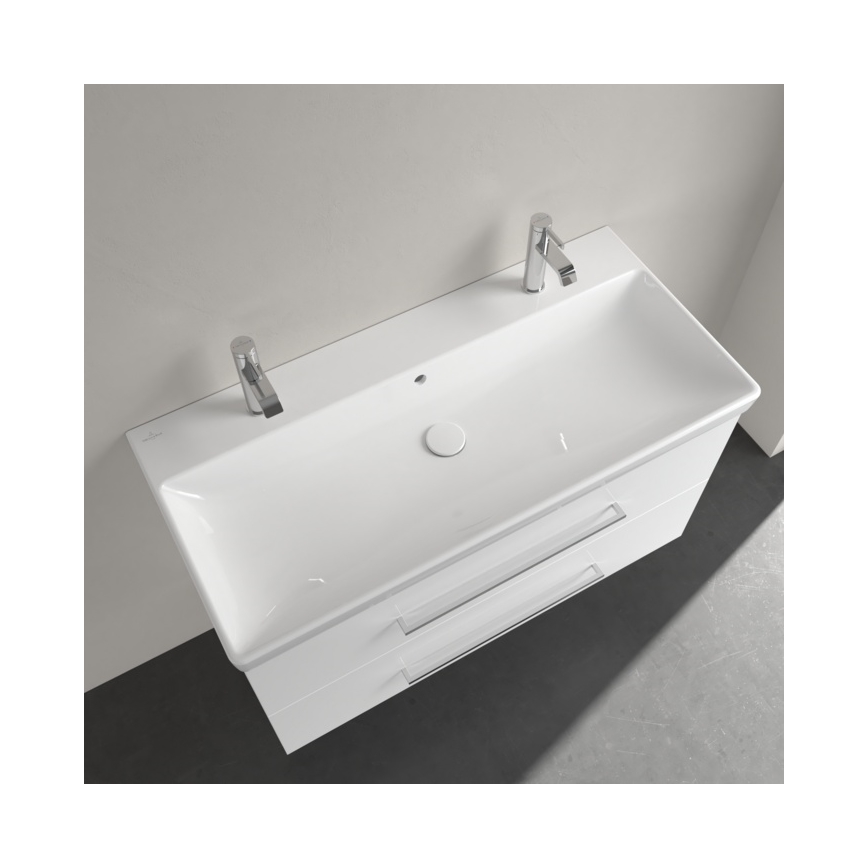 Villeroy & Boch 4156A401 - Viseči umivalnik AVENTO 100x47 cm keramika/bela