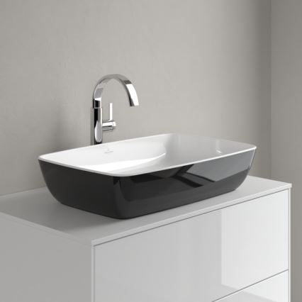 Villeroy & Boch 417258BCT8 - Pultni umivalnik ARTIS 58x38,5 cm keramika/črna