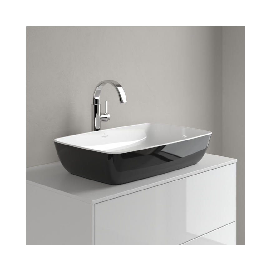Villeroy & Boch 417258BCT8 - Pultni umivalnik ARTIS 58x38,5 cm keramika/črna