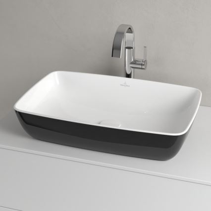 Villeroy & Boch 417258BCT8 - Pultni umivalnik ARTIS 58x38,5 cm keramika/črna