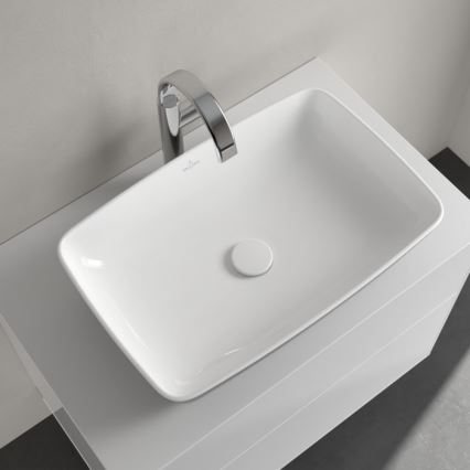 Villeroy & Boch 417258BCT8 - Pultni umivalnik ARTIS 58x38,5 cm keramika/črna