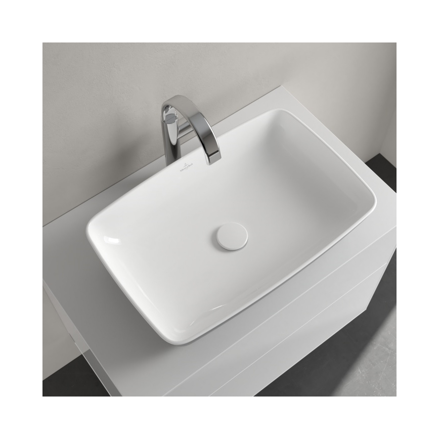 Villeroy & Boch 417258BCT8 - Pultni umivalnik ARTIS 58x38,5 cm keramika/črna