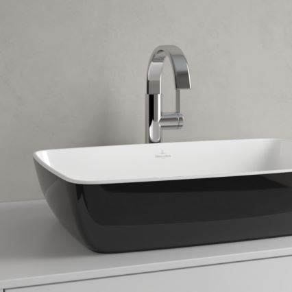 Villeroy & Boch 417258BCT8 - Pultni umivalnik ARTIS 58x38,5 cm keramika/črna