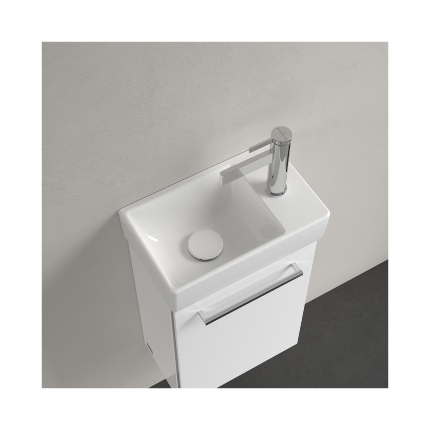 Villeroy & Boch 43003L01 - Stenski umivalnik AVENTO 36x22 cm keramika/bela