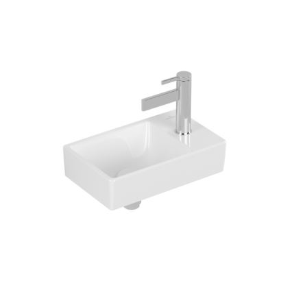 Villeroy & Boch 43003L01 - Stenski umivalnik AVENTO 36x22 cm keramika/bela
