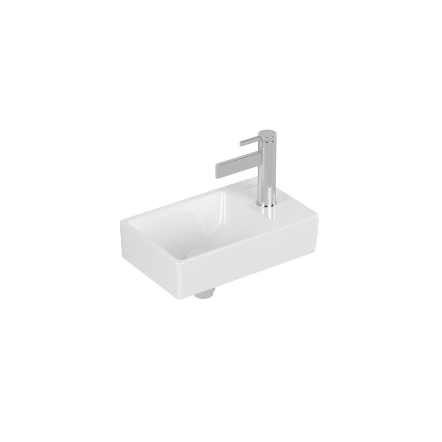 Villeroy & Boch 43003L01 - Stenski umivalnik AVENTO 36x22 cm keramika/bela