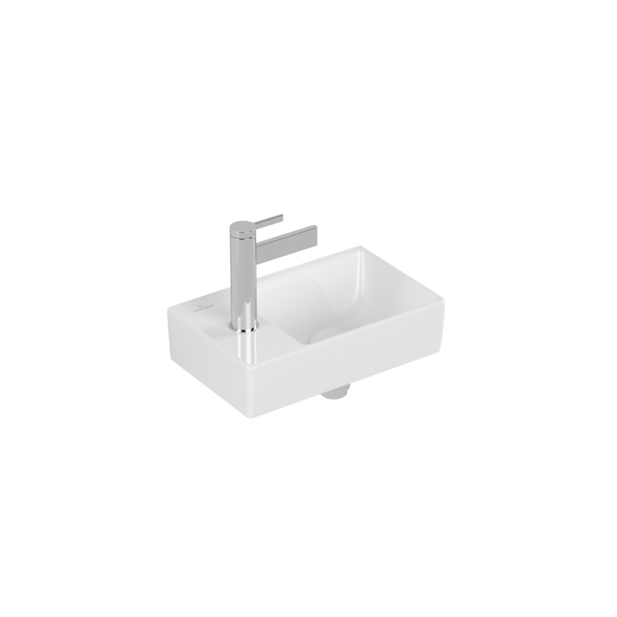 Villeroy & Boch 43003R01 - Stenski umivalnik AVENTO 36x22 cm keramika/bela