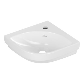 Villeroy & Boch 43714601 - Viseči kotni umivalnik SUBWAY 3.0 32x32 cm keramika/bela