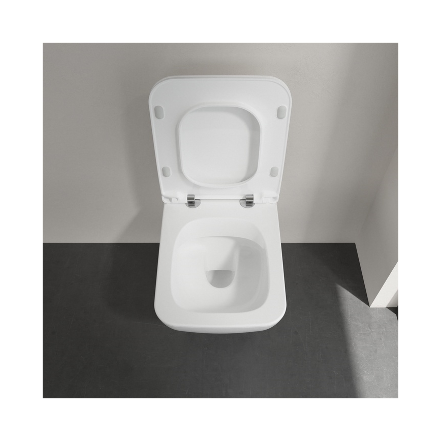 Villeroy & Boch 4611RL01 - Viseča WC školjka s sedežem SoftClose VENTICELLO keramika/bela