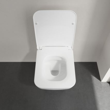 Villeroy & Boch 4611RLR1 - Viseča WC školjka z WC sedežem SoftClose VENTICELLO keramika/bela