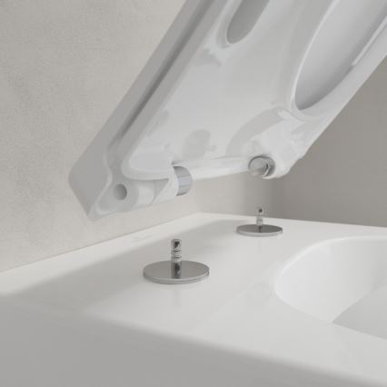 Villeroy & Boch 4611RLR1 - Viseča WC školjka z WC sedežem SoftClose VENTICELLO keramika/bela