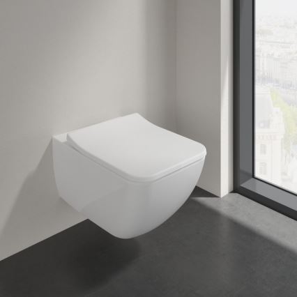 Villeroy & Boch 4611RS01 - Viseča WC školjka VENTICELLO s sedežem SoftClose, keramika/bela