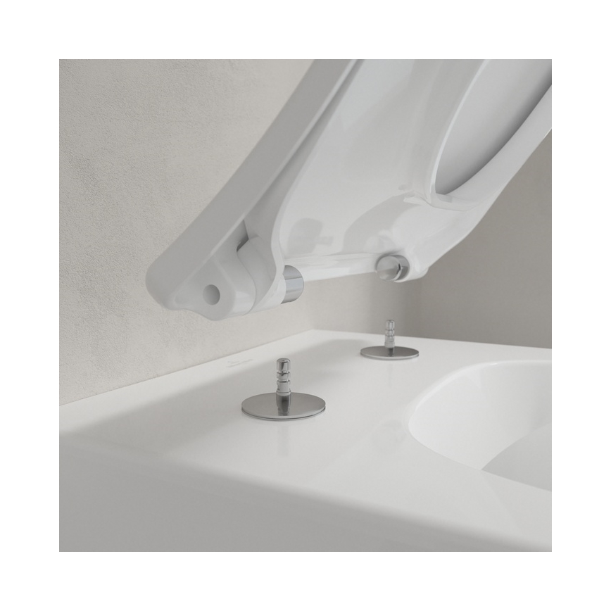 Villeroy & Boch 4611RS01 - Viseča WC školjka VENTICELLO s sedežem SoftClose, keramika/bela