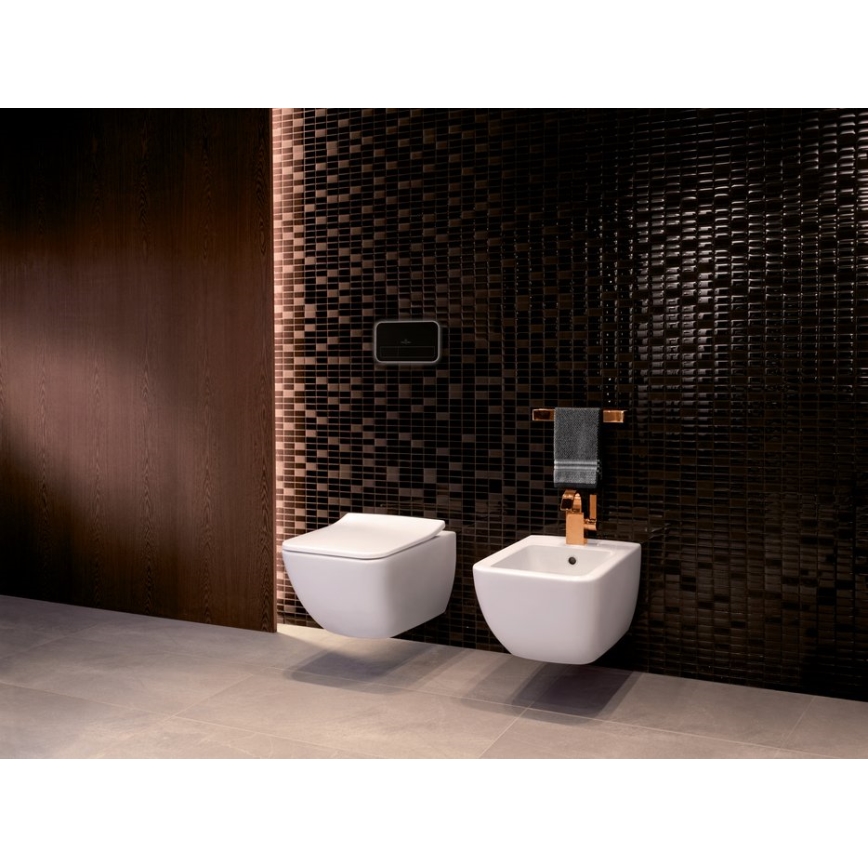 Villeroy & Boch 4611RS01 - Viseča WC školjka VENTICELLO s sedežem SoftClose, keramika/bela
