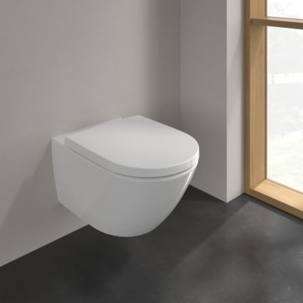 Villeroy & Boch 4670T001 - Viseča WC školjka SUBWAY 3.0 keramika/bela