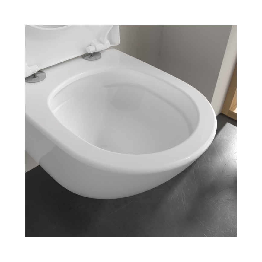 Villeroy & Boch 4670T001 - Viseča WC školjka SUBWAY 3.0 keramika/bela