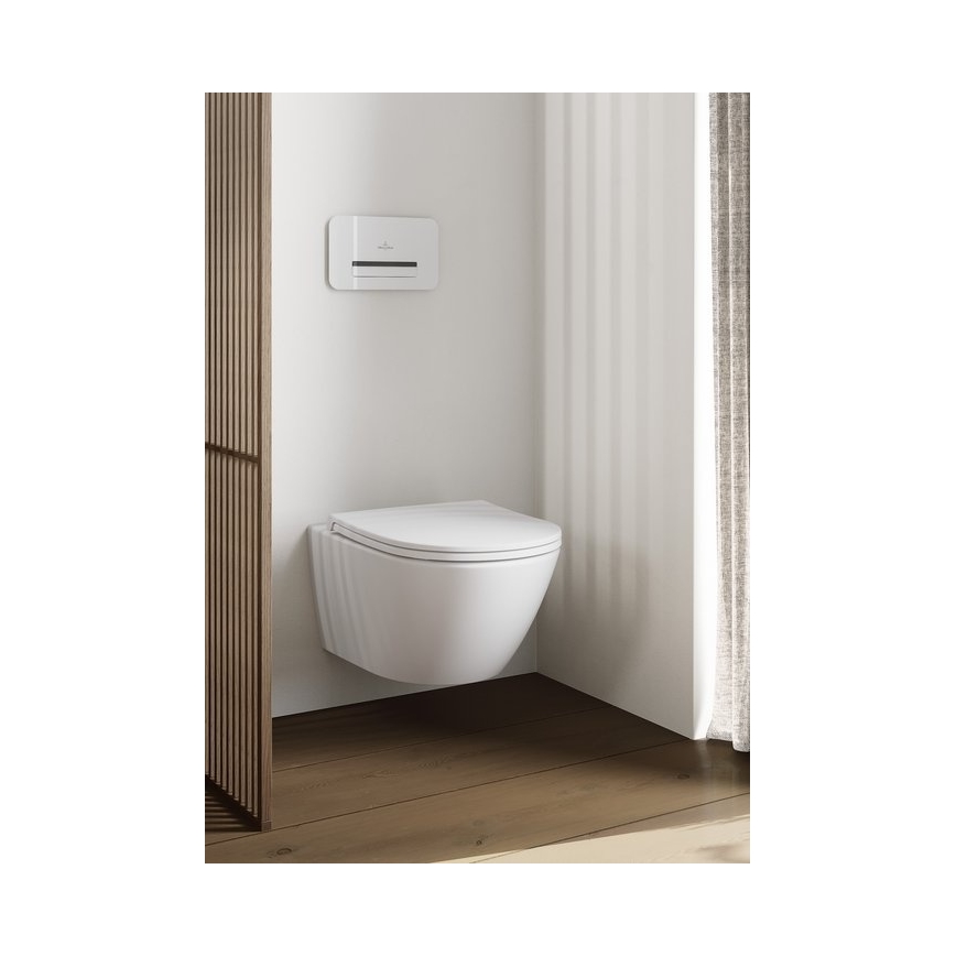 Villeroy & Boch 4670T001 - Viseča WC školjka SUBWAY 3.0 keramika/bela