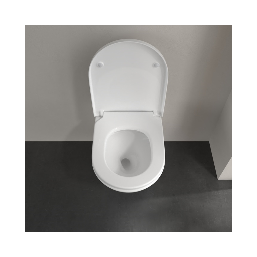 Villeroy & Boch 4670T0R1 - Viseča WC školjka SUBWAY 3.0 keramika/bela
