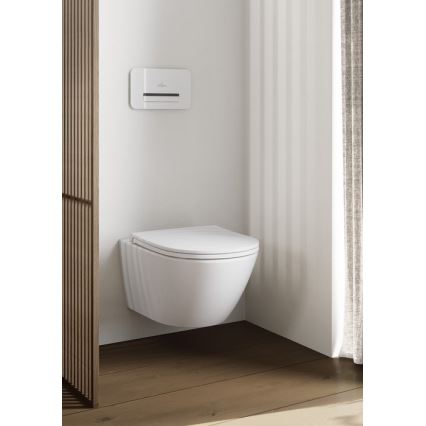Villeroy & Boch 4670T0R1 - Viseča WC školjka SUBWAY 3.0 keramika/bela