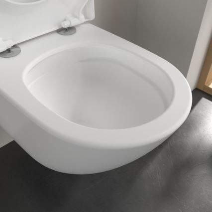 Villeroy & Boch 4670T0RW - Viseča WC školjka SUBWAY 3.0 keramika/bela