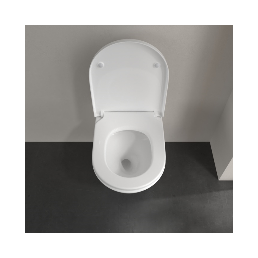 Villeroy & Boch 4670T0T2 - Viseča WC školjka SUBWAY 3.0 keramika/bela