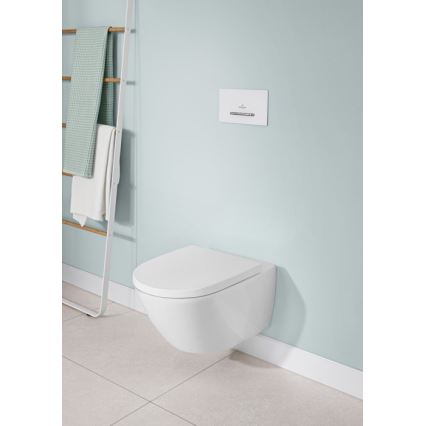 Villeroy & Boch 4670T0T2 - Viseča WC školjka SUBWAY 3.0 keramika/bela