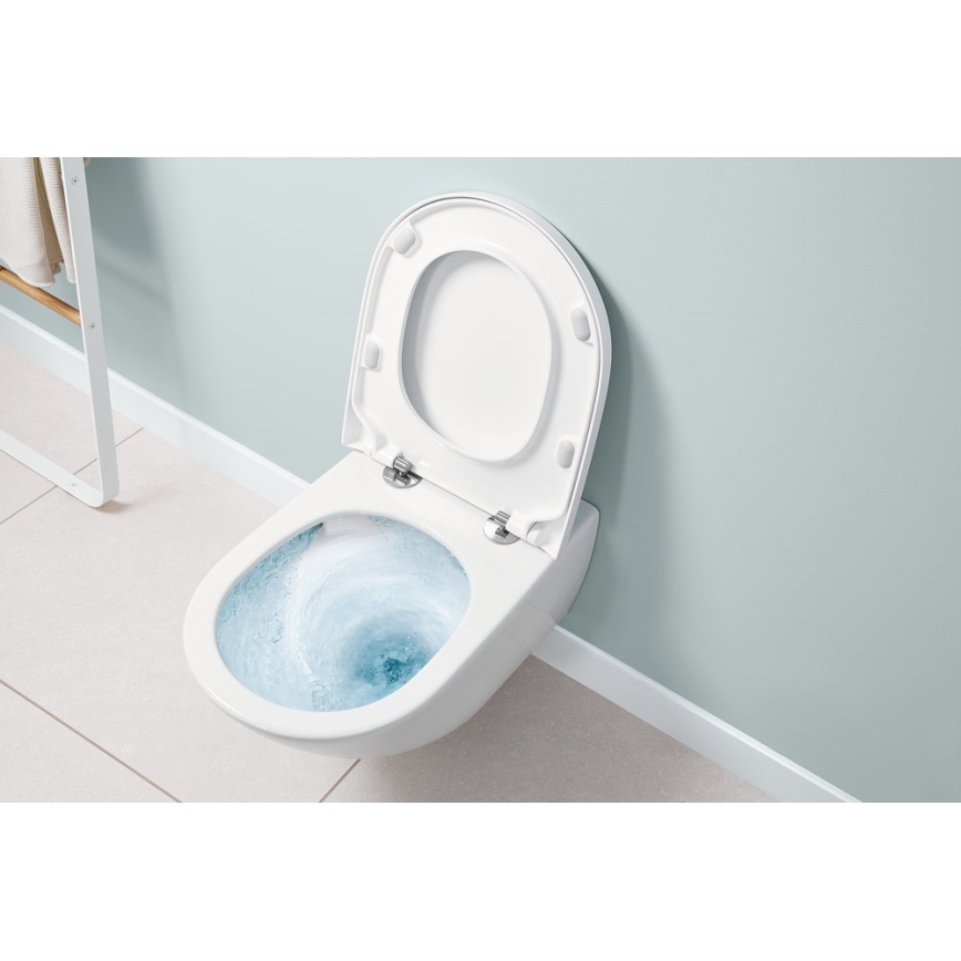 Villeroy & Boch 4670T0T2 - Viseča WC školjka SUBWAY 3.0 keramika/bela