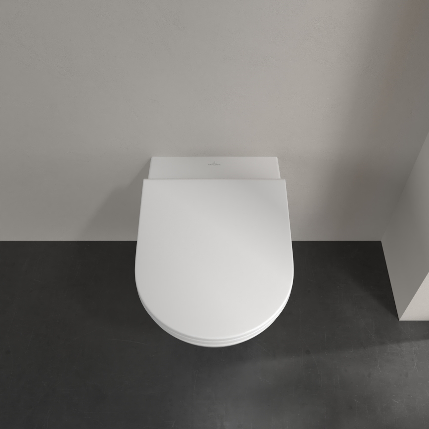 Villeroy & Boch 4670T901 - Viseča WC školjka z desko SoftClose SUBWAY 3.0 keramična/bela