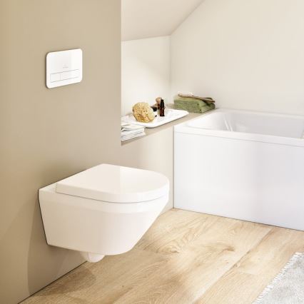 Villeroy & Boch 4694CLR1 - Viseča WC školjka z desko SoftClose ARCHITECTURA keramika/bela