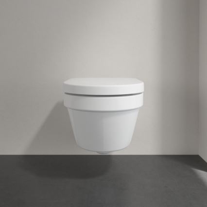 Villeroy & Boch 4694HR01 - Viseča WC školjka s sedežno desko SoftClose ARCHITECTURA keramika/bela