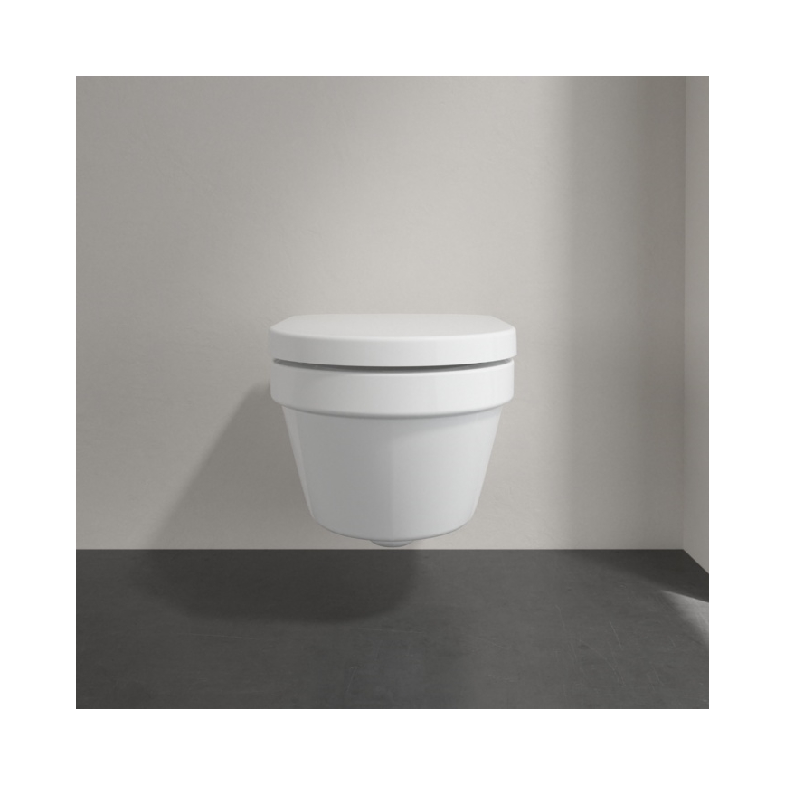 Villeroy & Boch 4694HR01 - Viseča WC školjka s sedežno desko SoftClose ARCHITECTURA keramika/bela