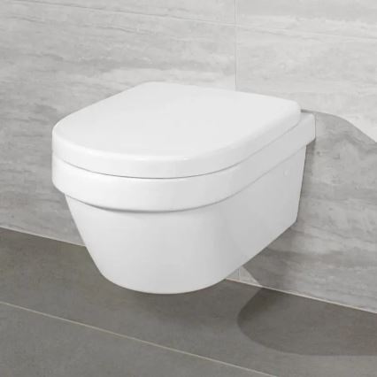 Villeroy & Boch 4694HRR1 - Viseča WC školjka z WC-sedežem SoftClose ARCHITECTURA keramika/bela