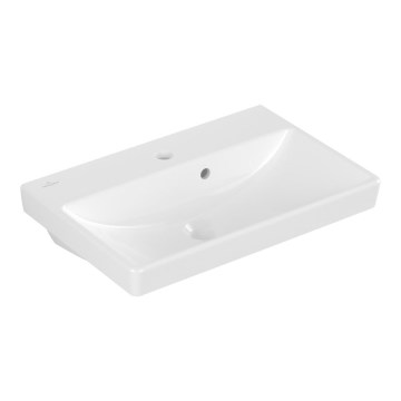 Villeroy & Boch 4A005501 - Viseči umivalnik AVENTO 55x37 cm keramika/bela