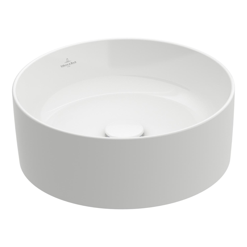 Villeroy & Boch 4A184001 - Umivalnik na pult COLLARO, premer 40 cm, keramika/bela