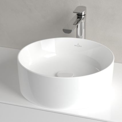 Villeroy & Boch 4A184001 - Umivalnik na pult COLLARO, premer 40 cm, keramika/bela