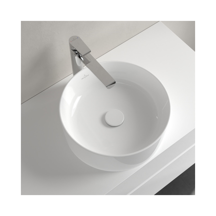 Villeroy & Boch 4A184001 - Umivalnik na pult COLLARO, premer 40 cm, keramika/bela