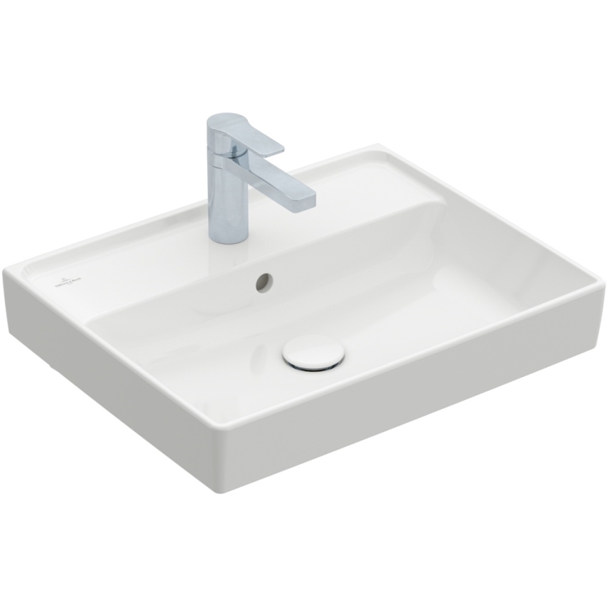 Villeroy & Boch 4A335501 - Stenski umivalnik COLLARO 55x44 cm keramika/bela