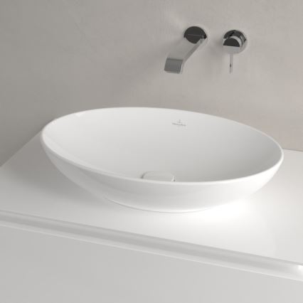 Villeroy & Boch 4A4700R1 - Nadpultni umivalnik LOOP&FRIENDS 56x38 cm keramika/bela