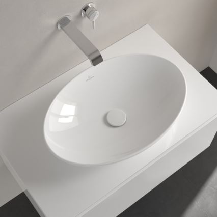 Villeroy & Boch 4A4701R1 - Nadpultni umivalnik LOOP&FRIENDS 56x38 cm keramika/bela