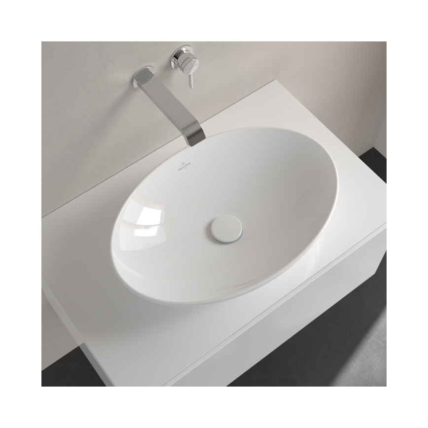 Villeroy & Boch 4A4701R1 - Nadpultni umivalnik LOOP&FRIENDS 56x38 cm keramika/bela