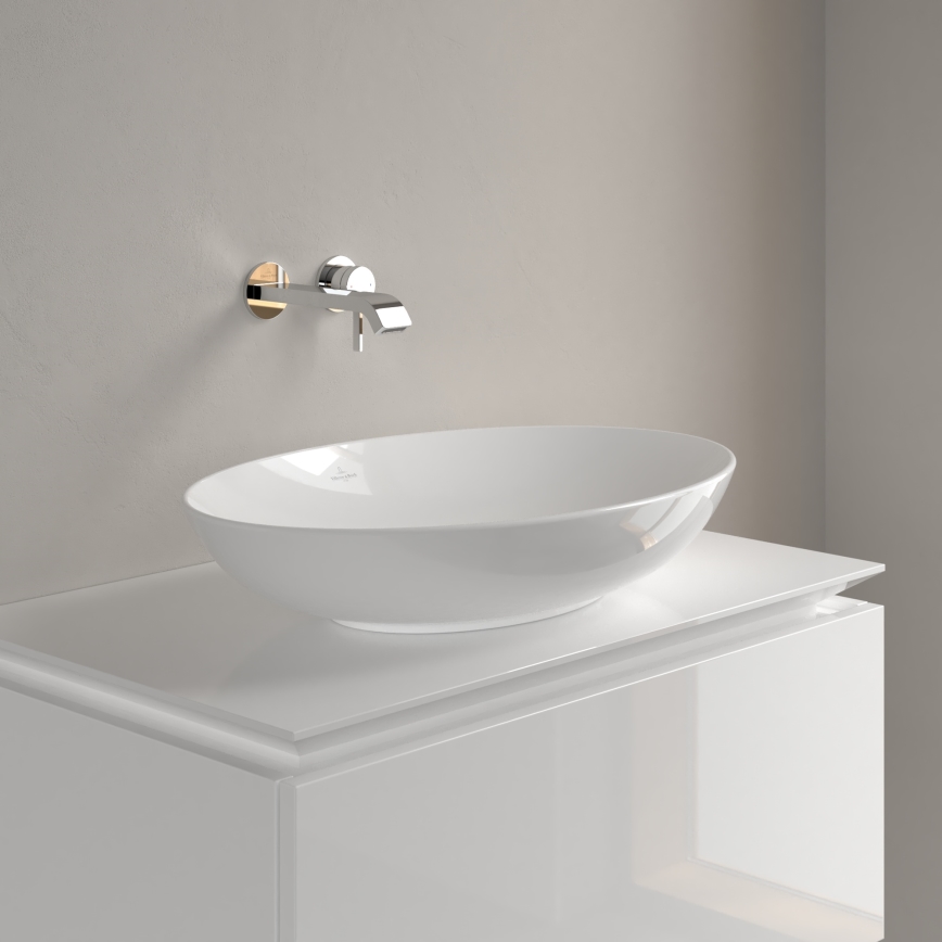 Villeroy & Boch 4A480001 - Umivalnik za pult LOOP&FRIENDS 62x42 cm keramika/bela