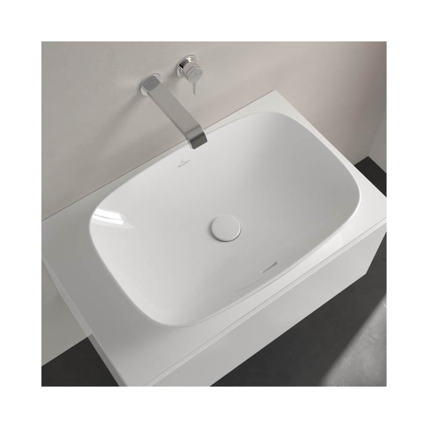 Villeroy & Boch 4A500001 - Pultni umivalnik LOOP&FRIENDS 62x42 cm keramika/bela