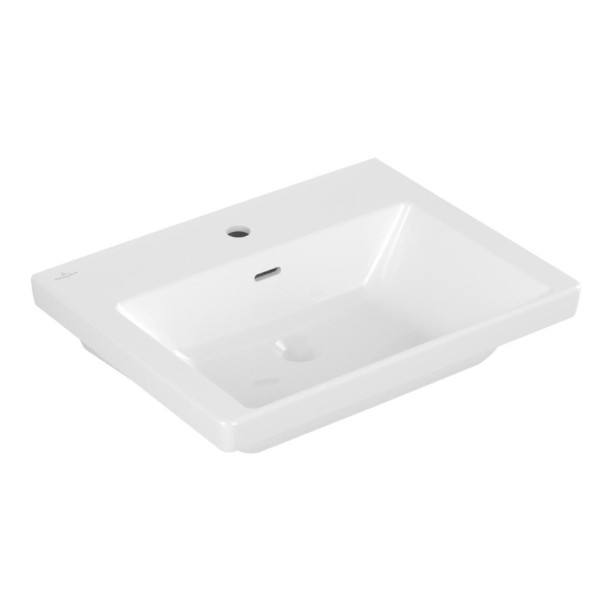 Villeroy & Boch 4A706001 - Viseči umivalnik SUBWAY 3.0 60x47 cm keramika/bela